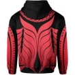 Yap Tribal Tattoo All Over Hoodie Red TH4 - 1st New Zealand