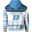 (Custom Personalised) Fiji Rugby Hoodie Impressive Version Blue Back - Custom Text and Number | Rugbylife.co