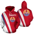 Tahiti Hoodie Red by rugbylife for Men and Women