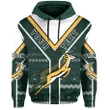 (Custom Personalised) Rugby South Africa Hoodie Springboks Forever Style Front | Rugbylife.co