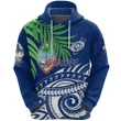 Guam Rugby Hoodie Coconut Leaves Front | rugbylife.co