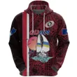 Guam Rugby Hoodie Polynesian Sailboat Front | rugbylife.co