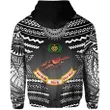 Rewa Rugby Union Fiji Hoodie Creative Style - Black K8