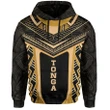 Tonga New Polynesian Style Hoodie Gold - Front