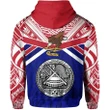 (Custom Personalised) American Samoa Rugby Hoodie Eagle Flag Back | Rugbylife.co