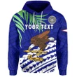 (Custom Personalised) American Samoa Rugby Hoodie Coconut Leaves Front | rugbylife.co