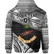 (Custom Personalised) Rewa Rugby Union Fiji Hoodie Special Version - Black, Custom Text And Number K8
