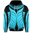 Yap Tribal Tattoo All Over Hoodie Blue TH4 - 1st New Zealand