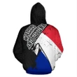 Wallis and Futuna Special Grunge Flag Pullover Hoodie | Special Custom Design