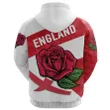 (Custom Personalised)  England Rugby Hoodie Sporty Style K8