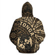 Hoodie Tonga Polynesia - Tornado Style Gold Th5