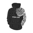 Maori Warrior Tattoo Pullover Hoodie -  Hydro Star A75 All Over Print Hoodie for Men (USA Size) (Model H13) - rugbylife