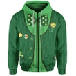 St. Patrick’s Day Ireland Zip-Hoodie Gile Special Style No.2