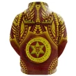 (Custom Personalised) Tonga High School Zip-Hoodie Simple Polynesian TH6