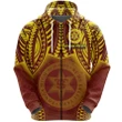 (Custom Personalised) Tonga High School Zip-Hoodie Simple Polynesian TH6