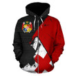 Tonga Special Grunge Flag Zip-Up Hoodie | Clothing | Love the World