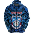 (Custom Personalised) Kolisi ‘Apifo’ou College Zip Hoodie Tonga - Blue K8