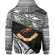 (Custom Personalised) Rewa Rugby Union Fiji Zip Hoodie Special Version - Black K8