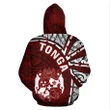 Zip Up Hoodie Tonga Polynesia - Tornado Style Th5