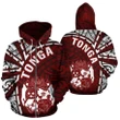 Tonga Hoodie Polynesia - Tornado Style (Zip)