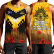 Rugbylife Clothing - Australia Standing Guard Anzac Day Men Tank Top | Rugbylife.co
