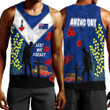 Rugbylife Clothing - Australia Anzac Lest We Forget 2022 Men Tank Top | Rugbylife.co
