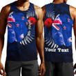Rugbylife Clothing - (Custom) New Zealand Anzac Day Poppy Men Tank Top | Rugbylife.co
