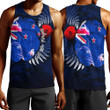 Rugbylife Clothing - New Zealand Anzac Day Poppy Men Tank Top | Rugbylife.co
