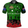 Australia Anzac Day Camouflage & Poppy Polo Shirt