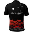 Australian Military Forces Anzac Day Lest We Forget Polo Shirt