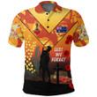 (Custom) Australia Anzac Lest We Forget 2022 - Orange Polo Shirt
