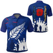 (Custom) Australia Anzac Camouflage Mix Fern Polo Shirt