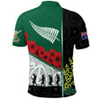 Australia Indigenous & New Zealand Maori Anzac Polo Shirt