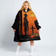 Anzac Day Lest We Forget Soldier Standing Guard Oodie Blanket Hoodie | Rugbylife.co
