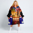 Anzac Day World War II Commemoration 39 - 45 Oodie Blanket Hoodie | Rugbylife.co
