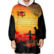 Anzac Day We Shall Remember Them Oodie Blanket Hoodie | Rugbylife.co
