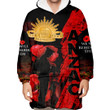Anzac Day Soldier Silhouette Remembrance Oodie Blanket Hoodie | Rugbylife.co
