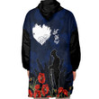 Anzac Day Camouflage Lest We Forget Oodie Blanket Hoodie | Rugbylife.co
