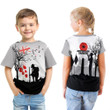 Rugbylife Clothing - New Zealand Anzac Lest We Forget Remebrance Day White T-shirt