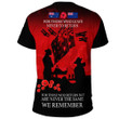 Rugbylife Clothing - Anzac Day For Those Who Leave Never To Ruturn T-shirt