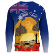 Rugbylife Clothing - (Custom) Australia Anzac Day Soldier Salute.Sweatshirt