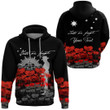 Rugbylife Clothing - (Custom) Australian Military Forces Anzac Day Lest We Forget Hoodie