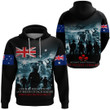 Rugbylife Clothing - Australia Anzac Day Soldier Remembrance Hoodie