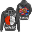 Rugbylife Clothing - New Zealand Anzac Red Poopy Hoodie