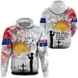 Anzac Day Lest We Forget Camouflage & Poppy Hoodie  | Rugbylife.co
