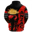 Rugbylife Clothing - Anzac Day Soldier Silhouette Remembrance Hoodie