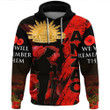 Rugbylife Clothing - Anzac Day Soldier Silhouette Remembrance Hoodie