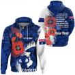 (Custom) Anzac Day Silhouette Soldier Hoodie  | Rugbylife.co
