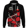 Rugbylife Clothing - Anzac Day Camouflage Poppy & Barbed Wire Hoodie
