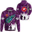 Rugbylife Clothing - New Zealand Anzac Walking In The Sun Purple Hoodie